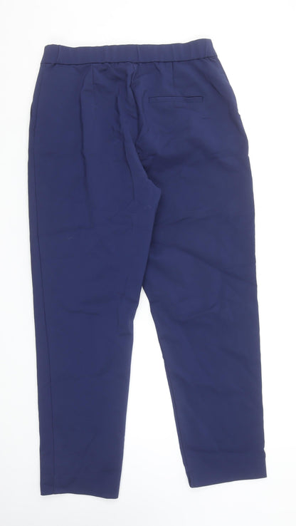 Womens UK Size 12 Dunnes Regular Fit BusinessCasualWorkwear Blue Trousers