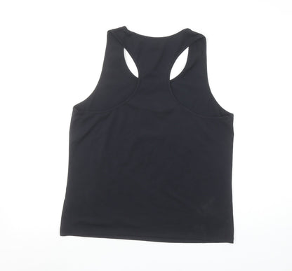 H&M Sport Women's Black Racerback Tank Top L Activewear