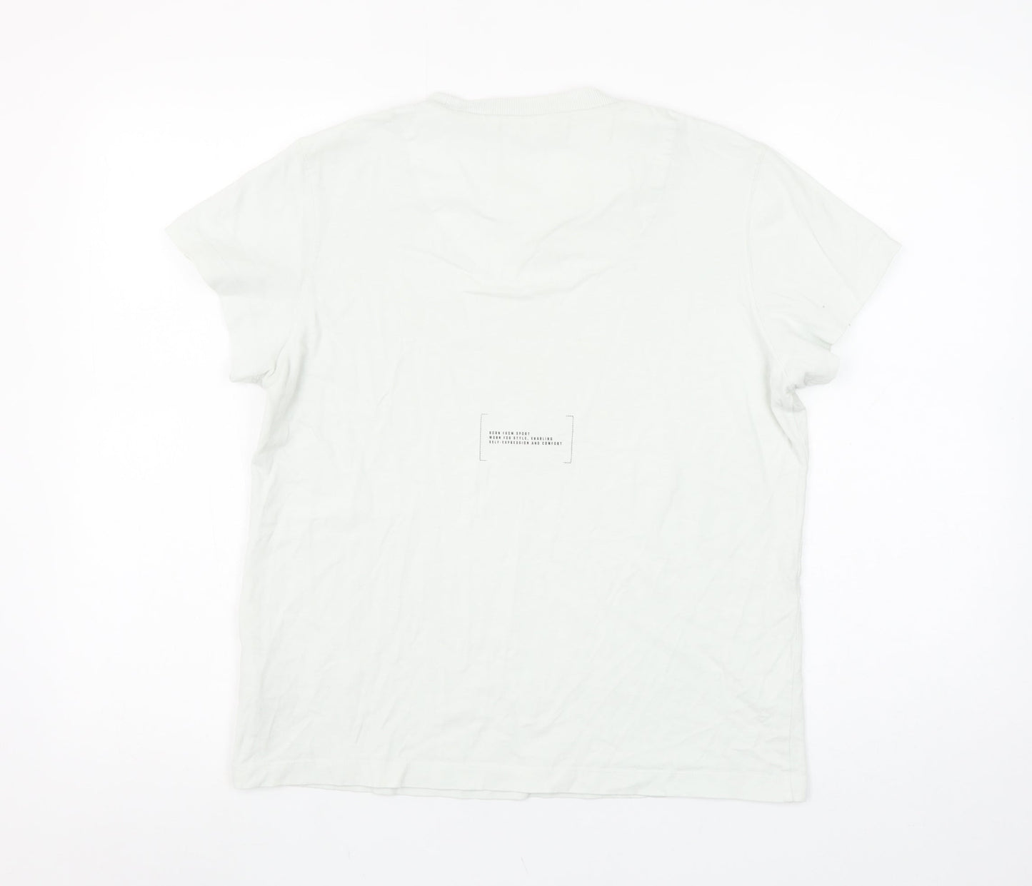 Womens UK Size M adidas White Basic T-Shirt