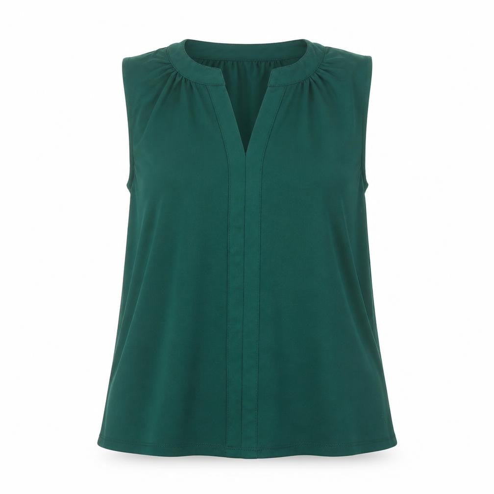 Womens UK Size S H&M Green Basic Blouse