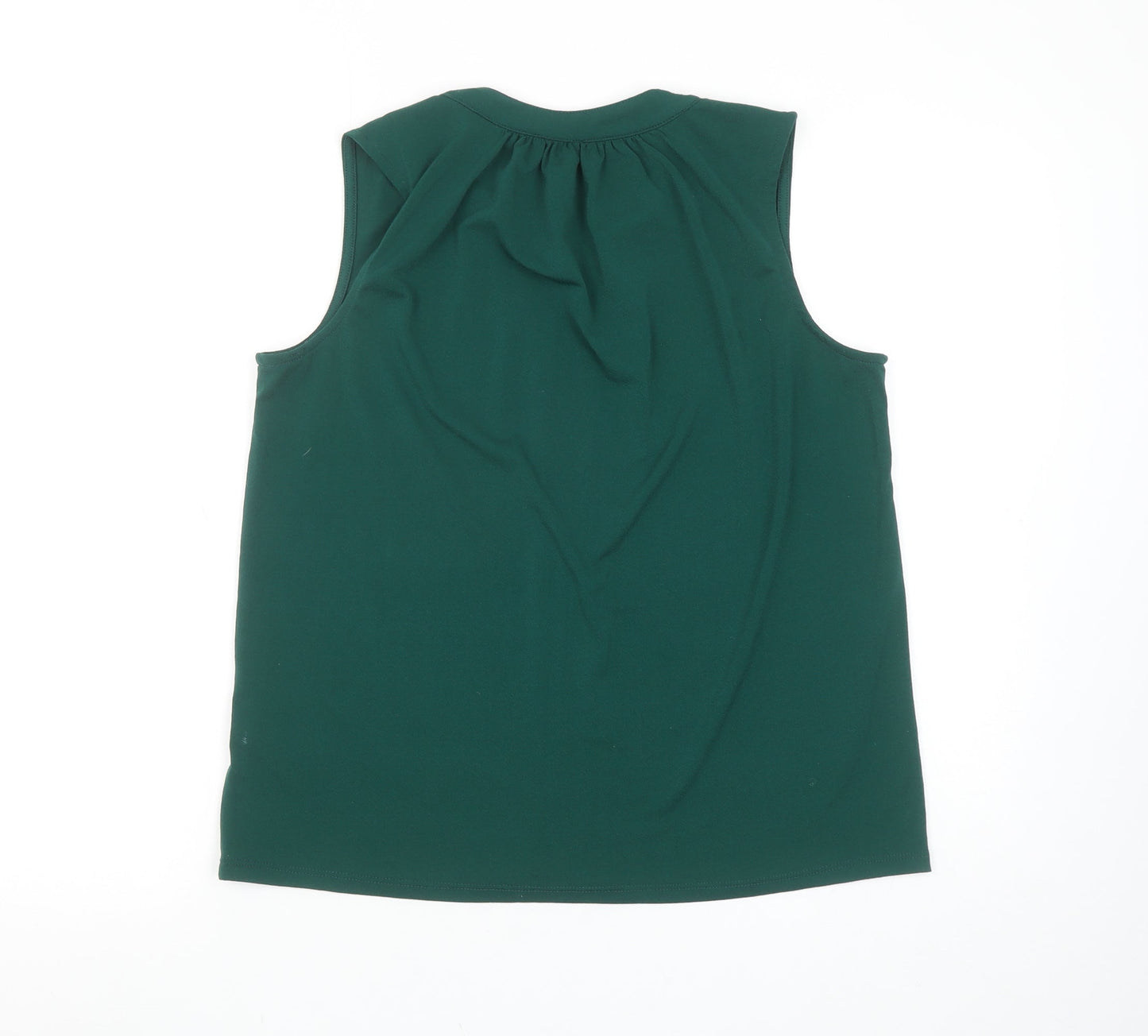 Womens UK Size S H&M Green Basic Blouse