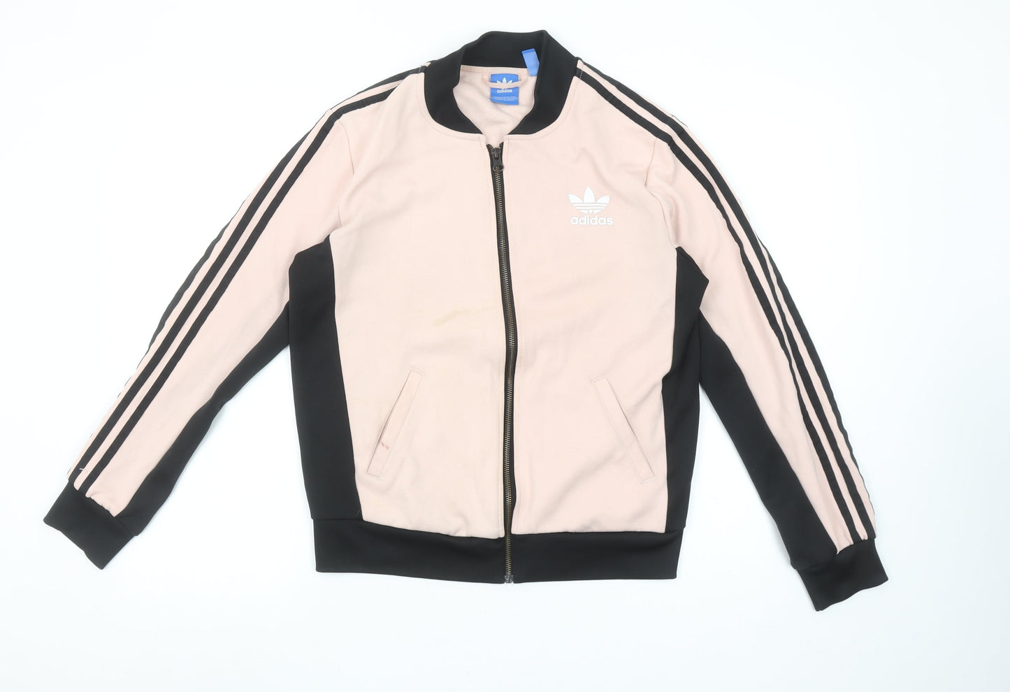 Womens UK Size 10 adidas Pink Full Zip Sweatshirt