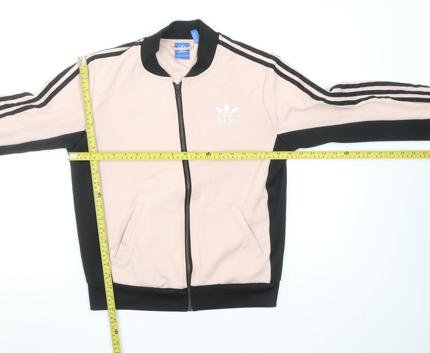 Womens UK Size 10 adidas Pink Full Zip Sweatshirt