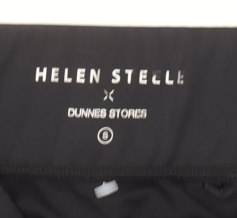 Womens UK Size S Helen Steele x Dunnes Stores Slim Fit Capri Black Leggings