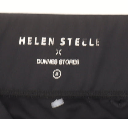 Womens UK Size S Helen Steele x Dunnes Stores Slim Fit Capri Black Leggings