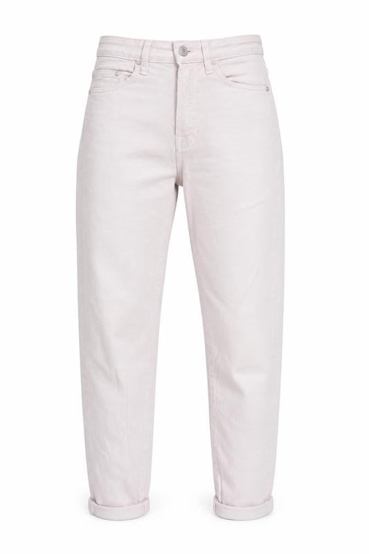 Womens UK Size 8 Stradivarius Regular Fit Mom Pink Jeans