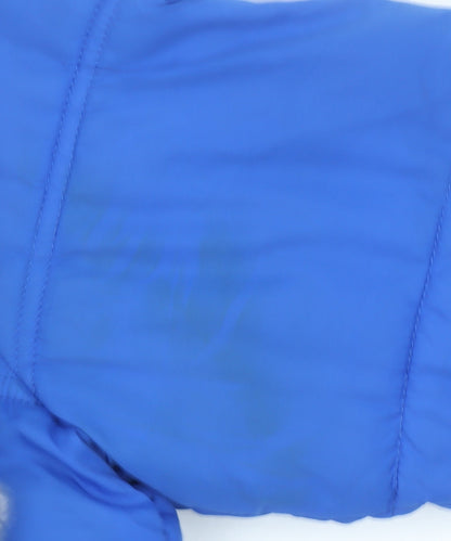 George Boys Blue Marvel Spider-Man Puffer Jacket Hooded 7-8 Years