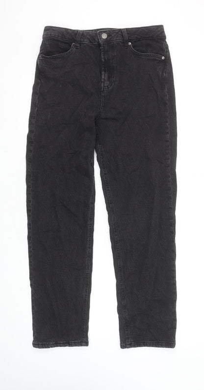 Primark Women’s Black Denim Co Straight Jeans Size 10 Regular Fit