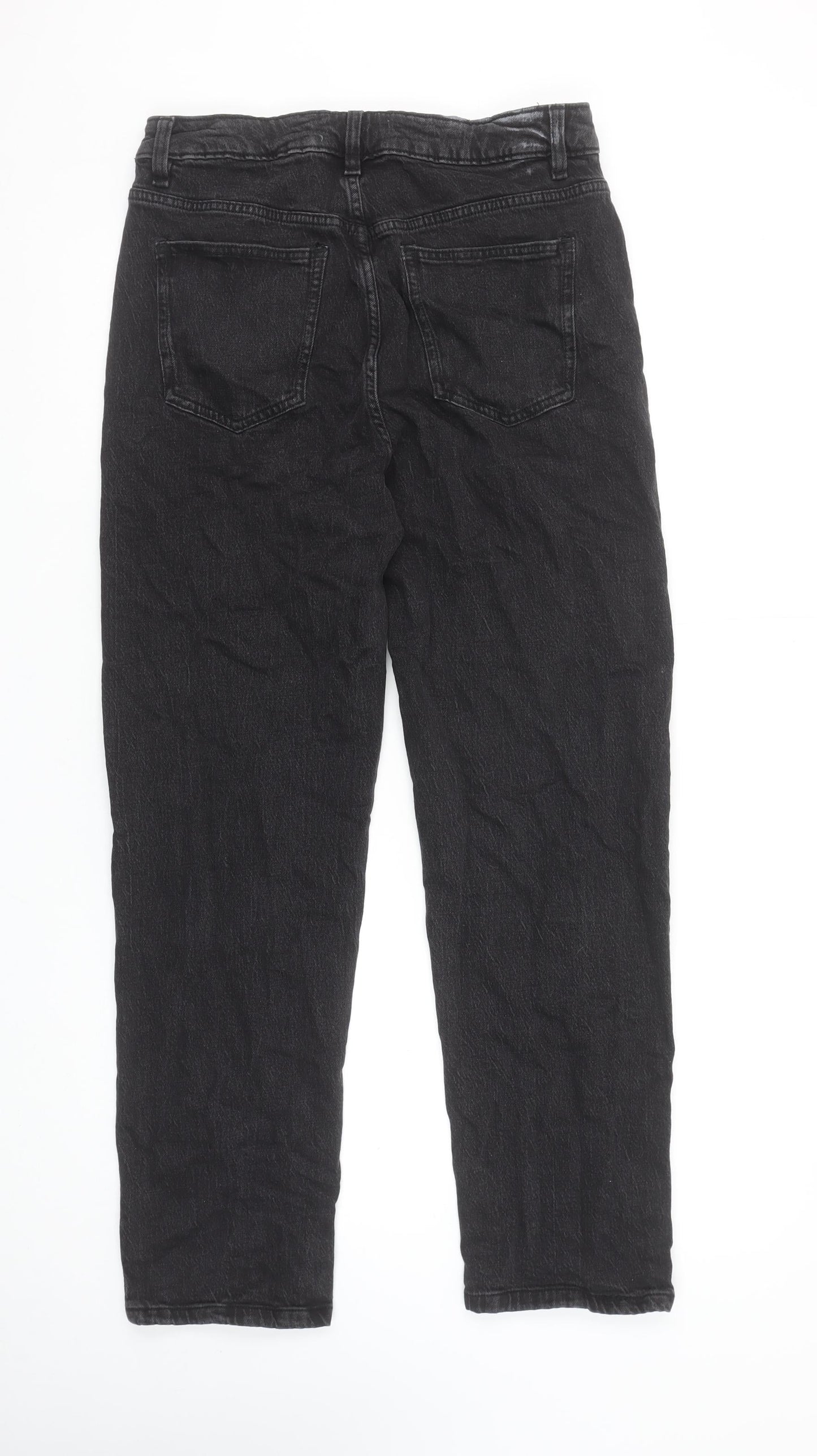 Primark Women’s Black Denim Co Straight Jeans Size 10 Regular Fit