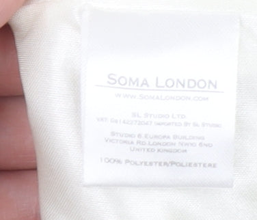 Womens UK Size S Soma London Regular Ivory Blazer