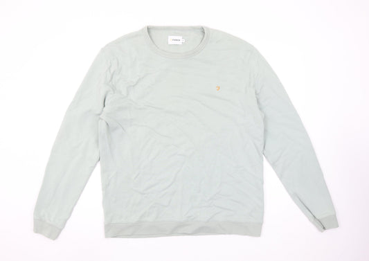 Mens UK Size XL Farah Green Pullover Sweatshirt