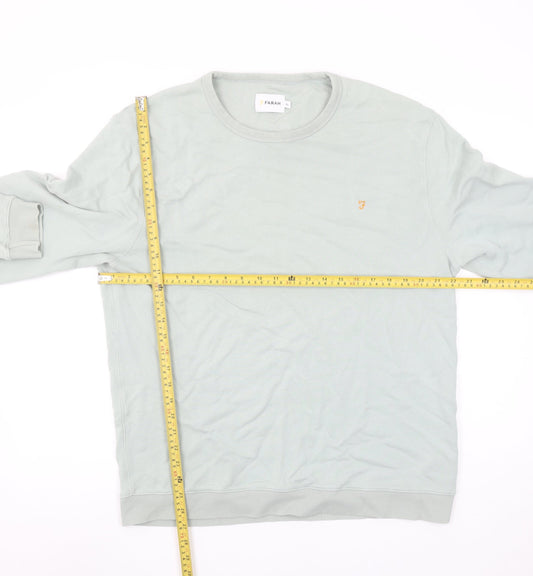 Mens UK Size XL Farah Green Pullover Sweatshirt