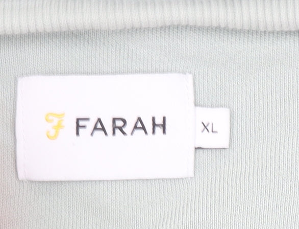 Mens UK Size XL Farah Green Pullover Sweatshirt