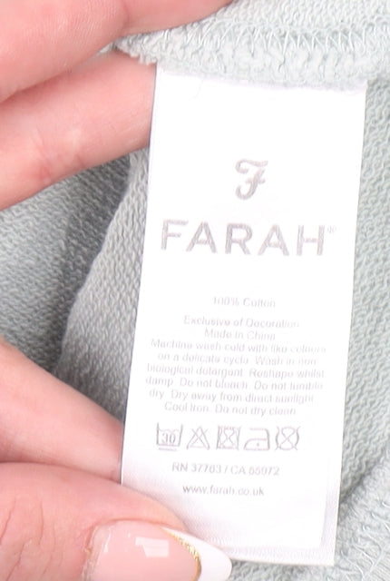 Mens UK Size XL Farah Green Pullover Sweatshirt