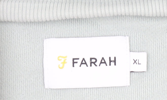 Mens UK Size XL Farah Green Pullover Sweatshirt