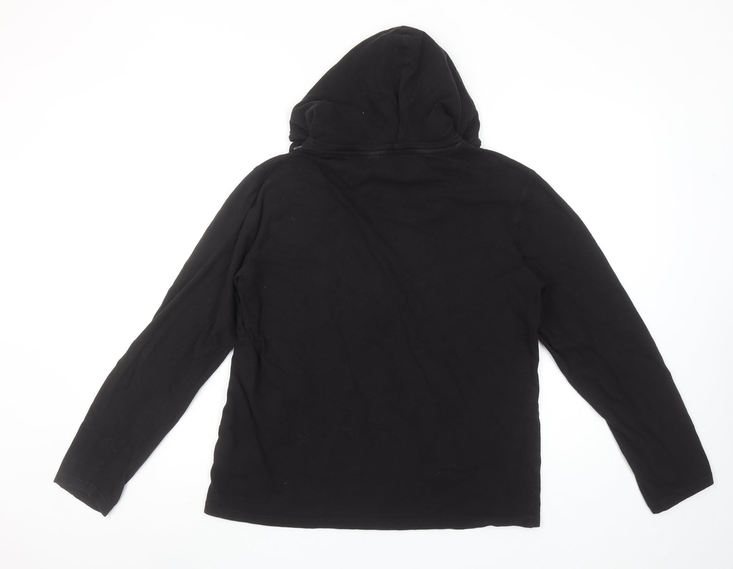 Mens UK Size M Brave Soul Black Pullover Hoodie