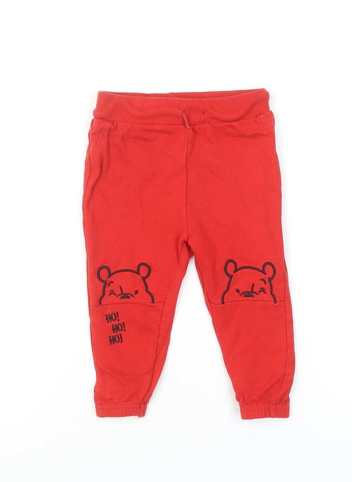 Pepco Disney Red Winnie the Pooh Baby Joggers 18-24 Months Elastic Waist