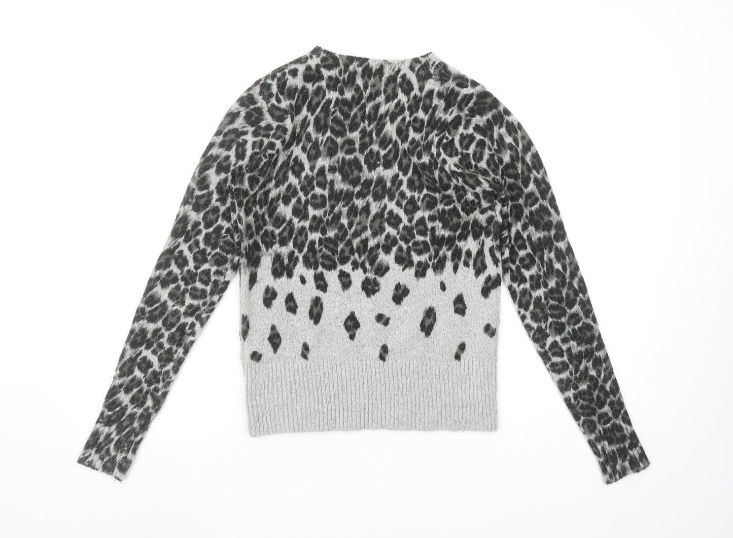 Womens UK Size XS Oasis Grey Pullover Jumper