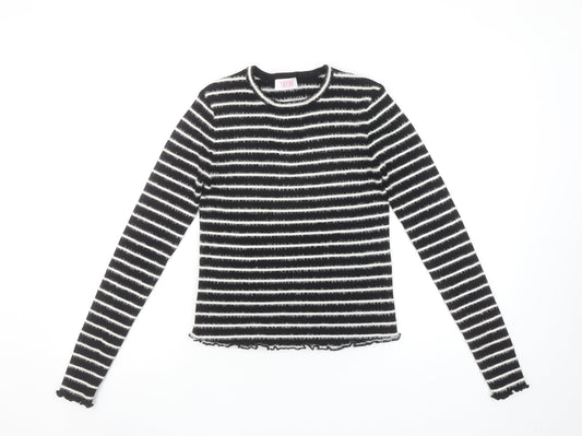 Womens UK Size 10 Savida Black Basic T-Shirt