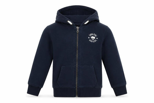 Boys UK Size 7-8 Years SoulCal & Co Blue Full Zip Hoodie