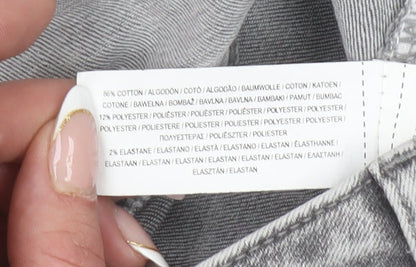 Primark Women Grey Skinny High Rise Jeans Size 16 Regular