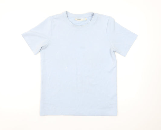 Womens UK Size XS InWear Blue Basic T-Shirt