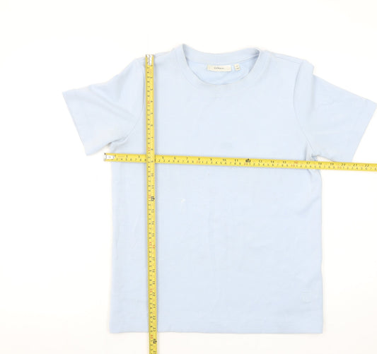 Womens UK Size XS InWear Blue Basic T-Shirt