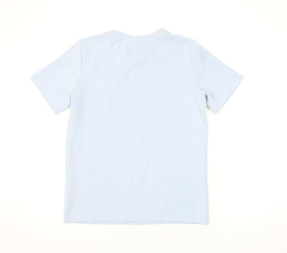 Womens UK Size XS InWear Blue Basic T-Shirt