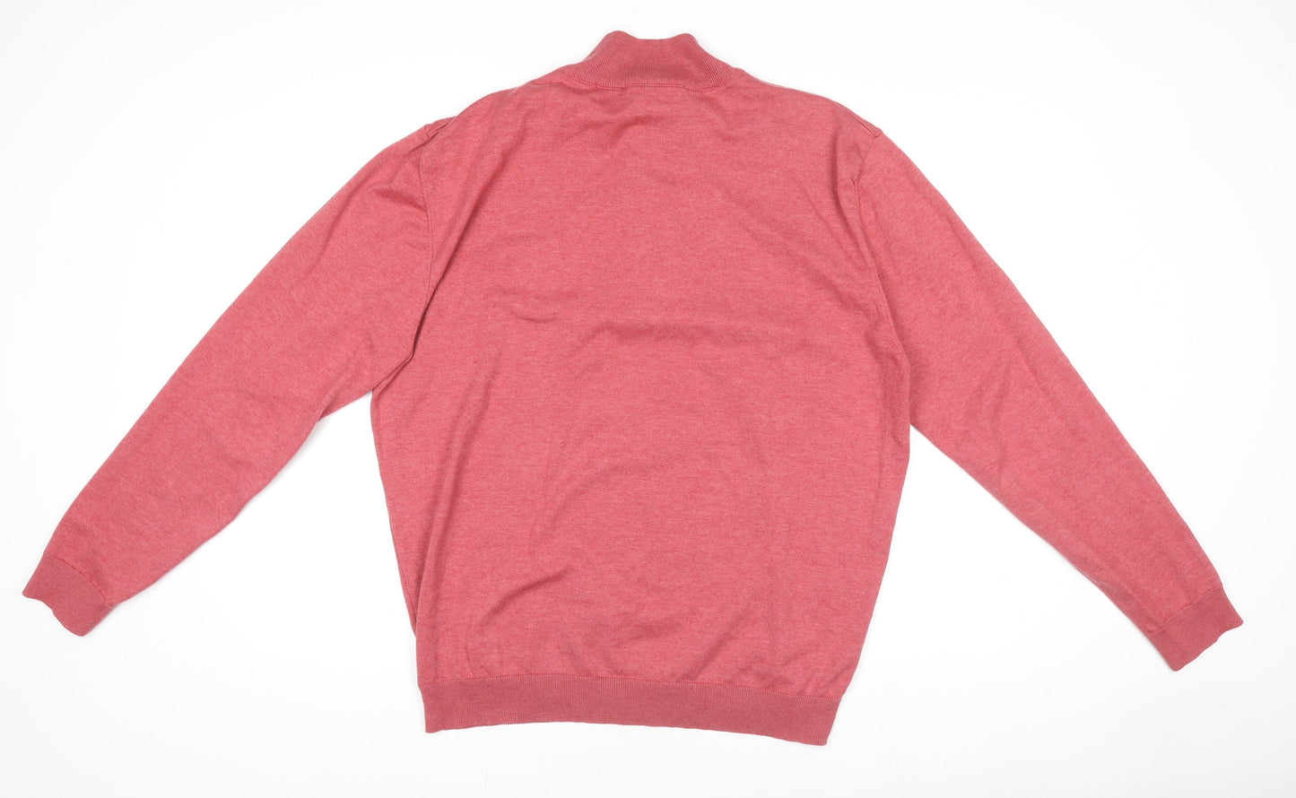 Womens UK Size 2XL Paul Costelloe Red Henley Jumper