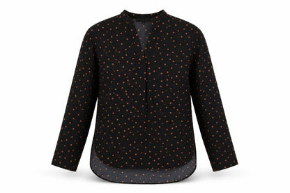 Womens UK Size 8 Rowen Avenue Black Basic Blouse