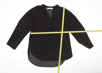 Womens UK Size 8 Rowen Avenue Black Basic Blouse