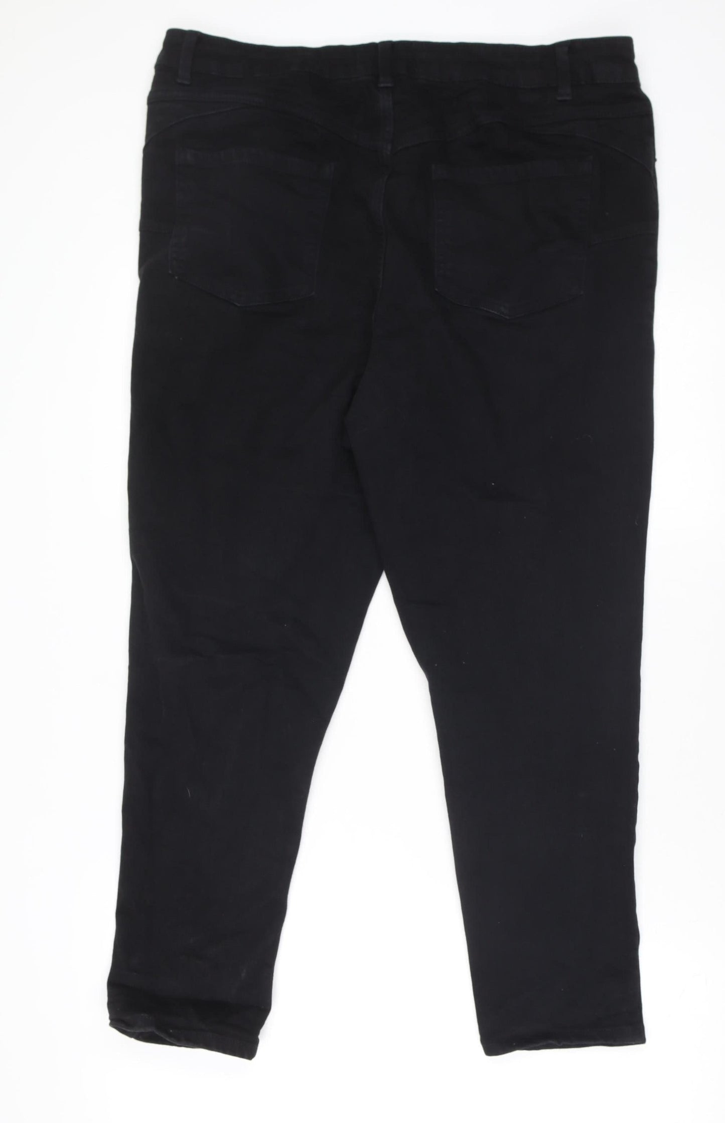 New Look Kind Jenna Black Skinny Jeans UK 18 Women's Stretch Denim