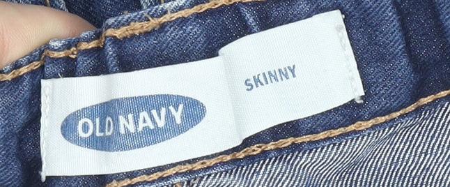 Girls UK Size 10 Years Old Navy Regular Fit Skinny Jeans