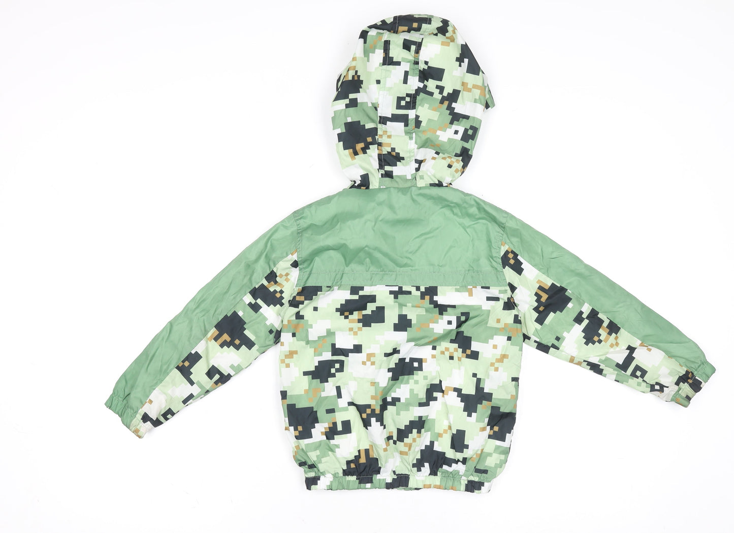 Boys UK Size 4-5 Years Bench Green Windbreaker Coat