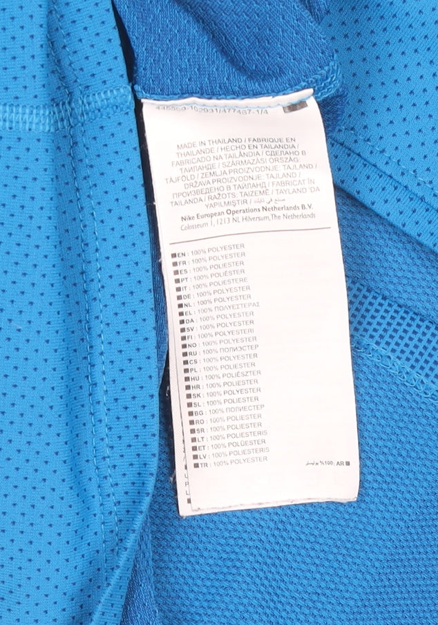 Boys UK Size S Nike Blue Basic T-Shirt