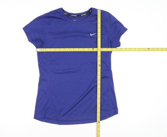 Mens UK Size M Nike Blue Running & JoggingGym & Training T-Shirt