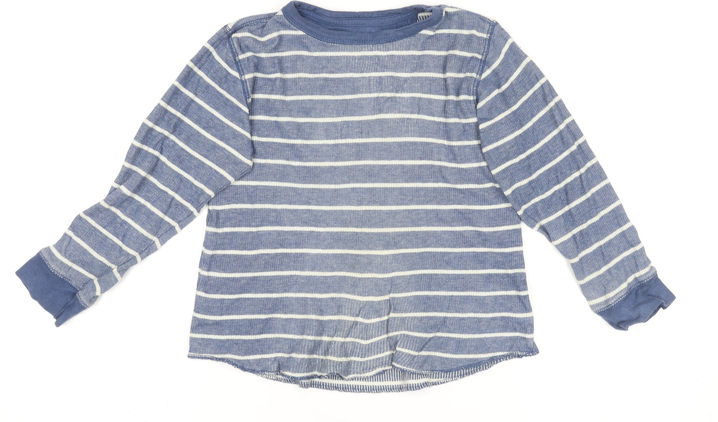 Boys UK Size 4-5 Years Gap Blue Basic T-Shirt