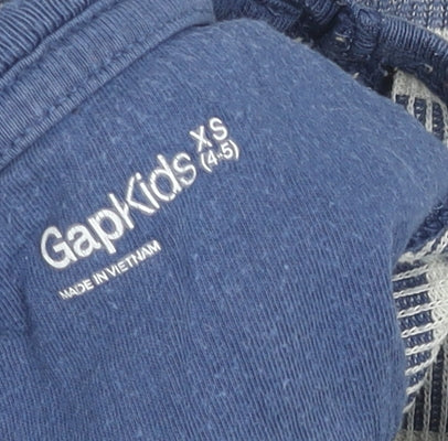 Boys UK Size 4-5 Years Gap Blue Basic T-Shirt