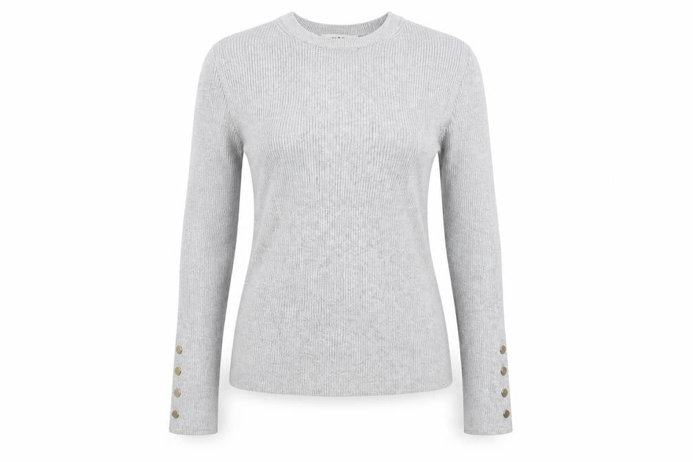 Womens UK Size 10 Marks and Spencer Silver Basic Blouse