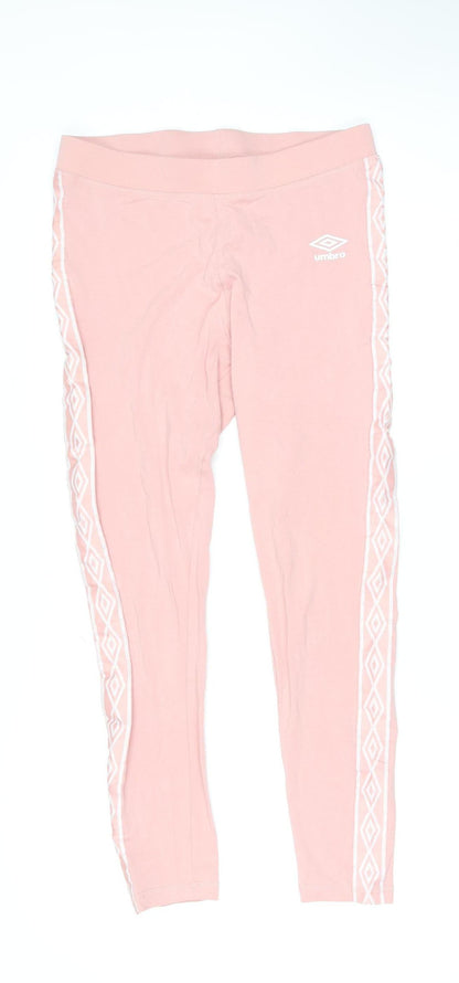 Womens UK Size L Umbro  Ankle Pink Leggings