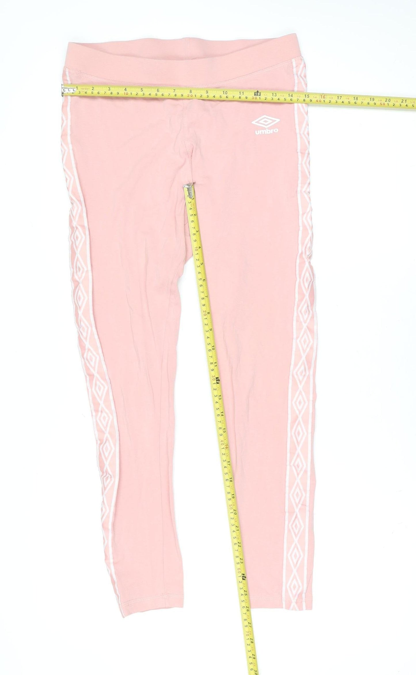 Womens UK Size L Umbro  Ankle Pink Leggings