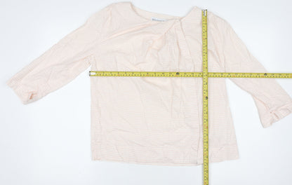 Womens UK Size M Kelly & Grace Beige Tunic Blouse