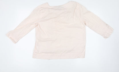 Womens UK Size M Kelly & Grace Beige Tunic Blouse