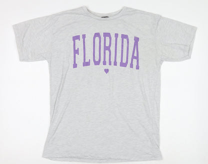 Womens UK Size M MaxMila Grey Basic T-Shirt
