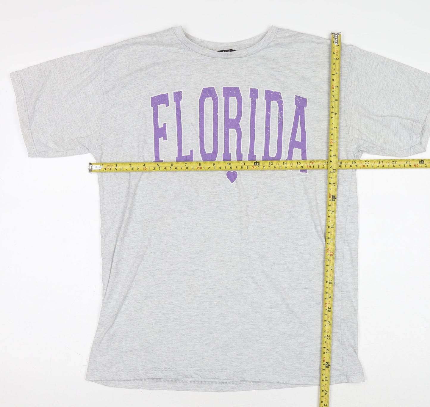 Womens UK Size M MaxMila Grey Basic T-Shirt
