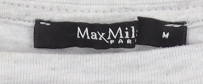 Womens UK Size M MaxMila Grey Basic T-Shirt