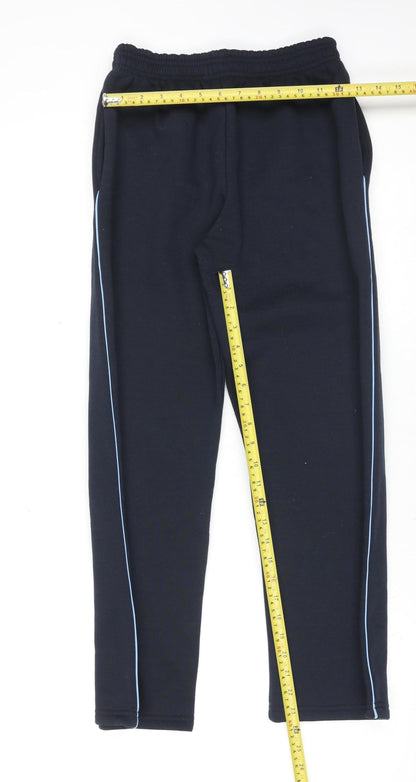 Lynch's of Marino Girls Black 10-11 Years Track Pants Cotton Blend School Joggers