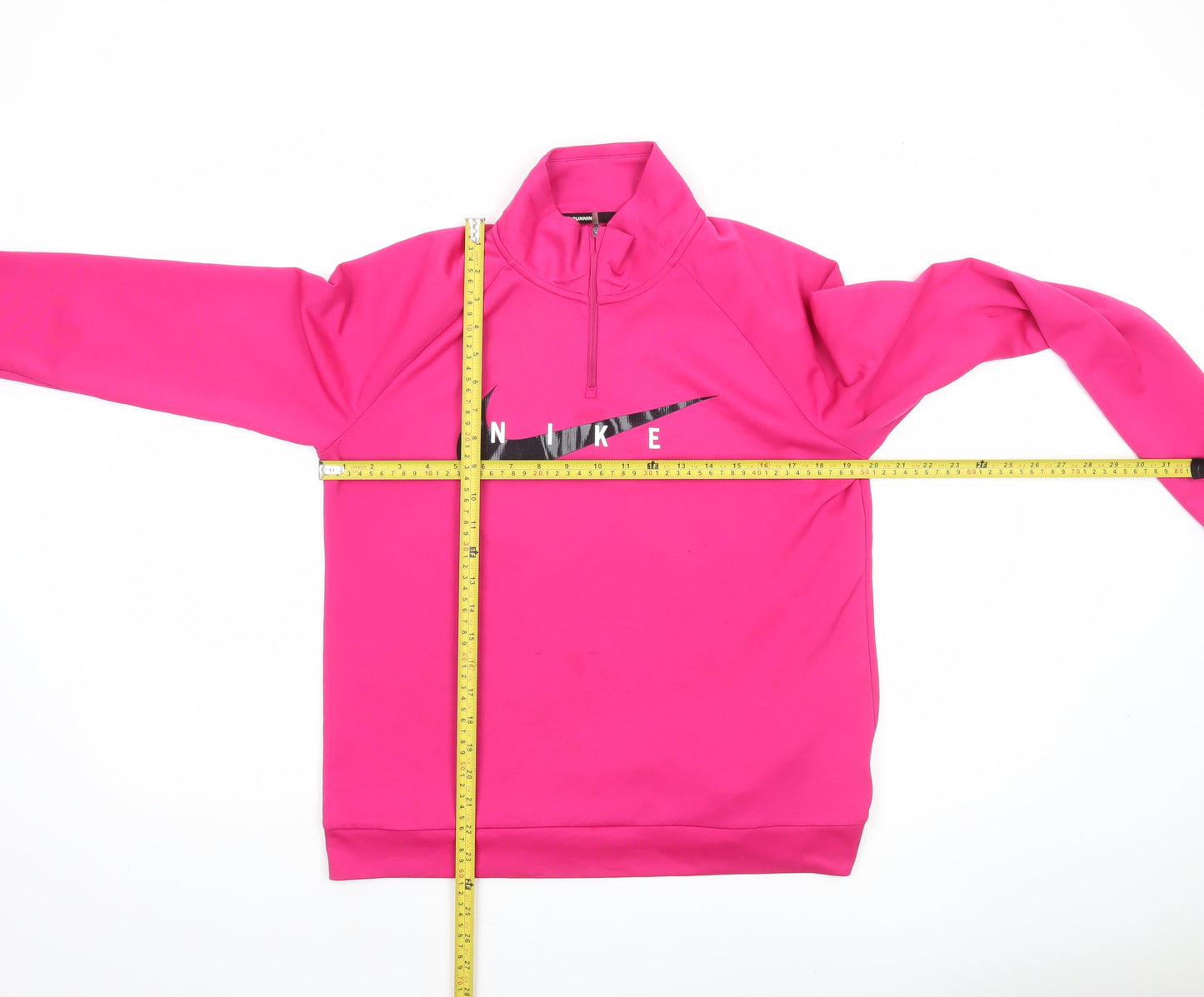 Nike Women’s Pink Dri-FIT 1/4 Zip Running Top Size M