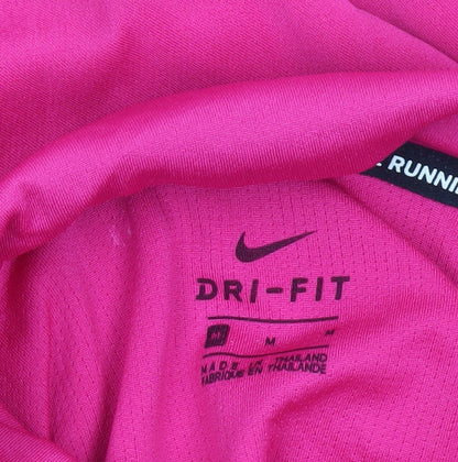 Nike Women’s Pink Dri-FIT 1/4 Zip Running Top Size M