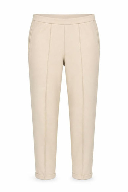 Womens UK Size M MNG Regular Fit Casual Workwear Beige Trousers